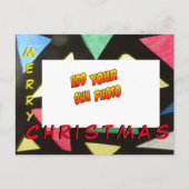 Feste Gläser Weihnachten HINZUFÜGEN IHR FOTO Postk Postkarte (Vorderseite)