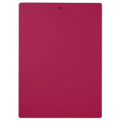 Feste kastanienbraune Farbe Klemmbrett (Rückseite)