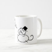 Feste Katze Kaffeetasse (VorderseiteRechts)