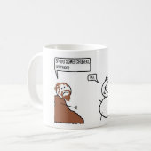 Feste Katze Kaffeetasse (Vorderseite Links)