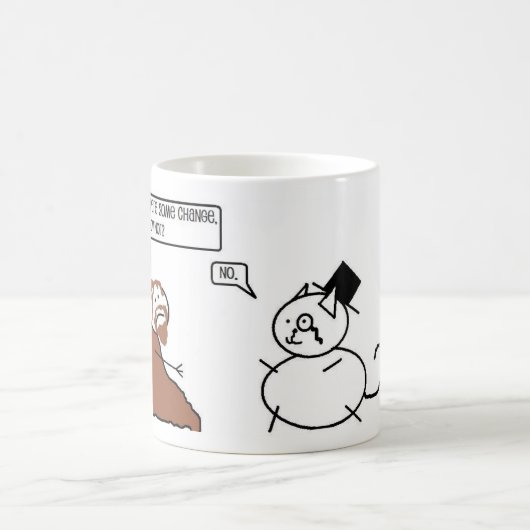 Feste Katze Kaffeetasse (Mittel)