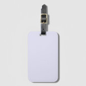Feste Lavendel einseitige Gepäckanhänger (Vorderseite Vertikal)