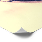 Feste Liebe in Herzform an einem Seil befestigt Poster (Ecke)