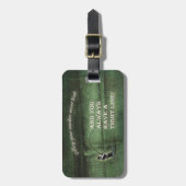 Feste Linie | Stelzvögel lecken nie, Gepäckanhänger (Vorderseite vertikal)