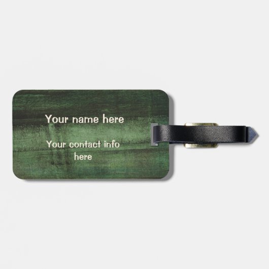 Feste Linie | Stelzvögel lecken nie, Gepäckanhänger (Rückseite horizontal)