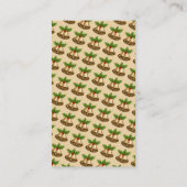 Feste Mistletoe Bells Weihnachts-Party Ticket Begleitkarte (Rückseite)