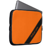 Feste Orange Laptopschutzhülle (Vorne Rechts)