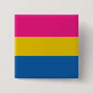 Feste Pansexual Stolz-Flagge Button