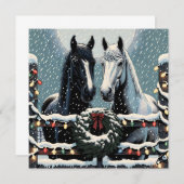 Feste Pferde | Frohe Weihnachten (Vorne/Hinten)