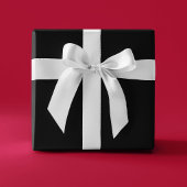 Feste schwarze Farbe Brautparty-Geschenk Geschenkpapier