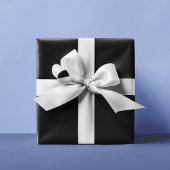 Feste schwarze Farbe Brautparty-Geschenk Geschenkpapier