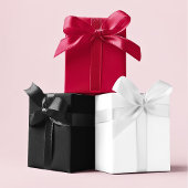 Feste schwarze Farbe Brautparty-Geschenk Geschenkpapier