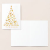 Feste Spinne Holiday Tree Folienkarte (Anzeige)