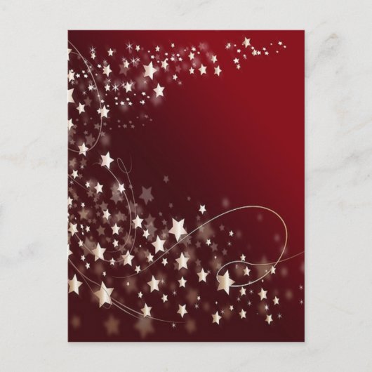 Feste Sterne Postkarte (Vorderseite)