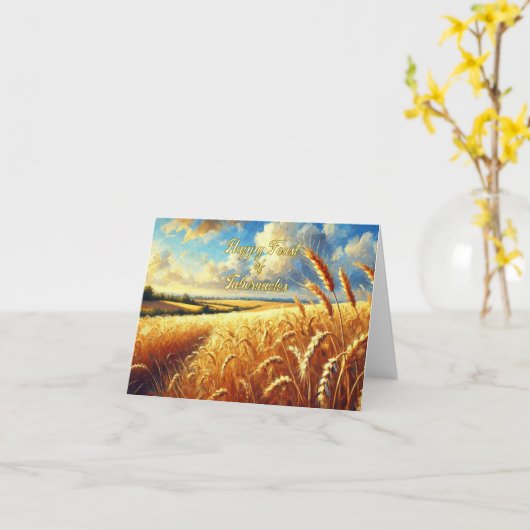 Feste Tabernacles Karte (Gelbe Blume)