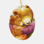 Feste Umarmung Mutter- Keramik Ornament (Hinten)