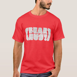Feste Umarmung: Rot T-Shirt