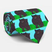 Feste Umarmung. Zwei Bären, die heraus in der Krawatte (Gerollt)