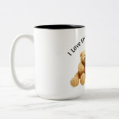 Feste Umarmungen 15 Unze Zwei-Ton Tasse (Links)