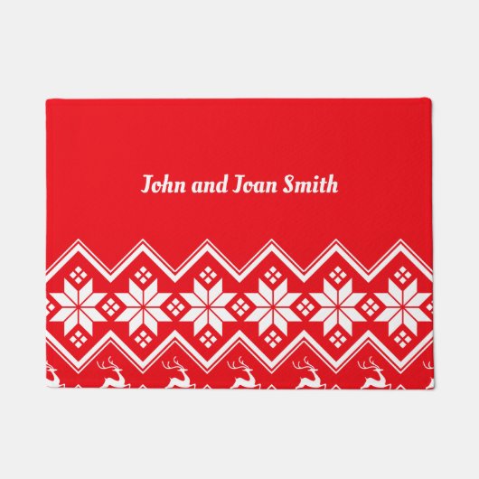 Feste Urlaubsplanung, anpassbare Tür Fußmatte (Vorderseite)