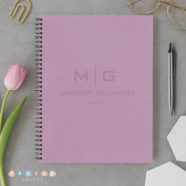 Feste weiche Licht Pastell-Lavendel Purpurfarbe Notizblock