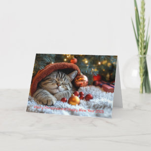 Feste Weihnachtskarte Karte