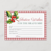 Feste Wünsche und Beratung Brautparty-Karte anford Begleitkarte (Vorderseite)