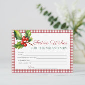 Feste Wünsche und Beratung Brautparty-Karte anford Begleitkarte (Stehend Vorderseite)