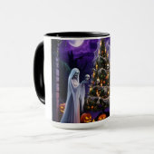 Festejo de Halloween Tasse (Vorderseite Links)