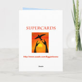 Festen Karte der Linien Vaters für einen Fischer (Rückseite)