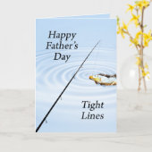 Festen Karte der Linien Vaters für einen Fischer (Gelbe Blume)