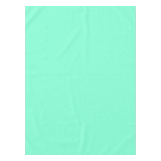 Fester Aquamarine Tischdecke (Vorderseite)