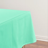 Fester Aquamarine Tischdecke (Beispiel)
