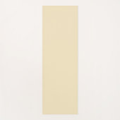 Fester blass-gelber Mond Yogamatte (Vorderseite)