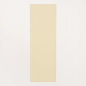 Fester blass-gelber Mond Yogamatte (Rückseite)