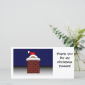 Fester Dank Sankt Dankeskarte (Stehend Vorderseite)