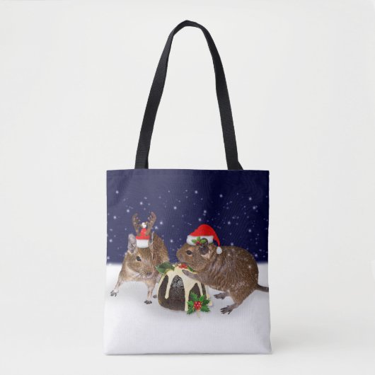 Fester Degus auf der gesamten Print-Tasche Tasche (Vorderseite)