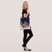 Fester Degus auf der gesamten Print-Tasche Tasche (Am Model)