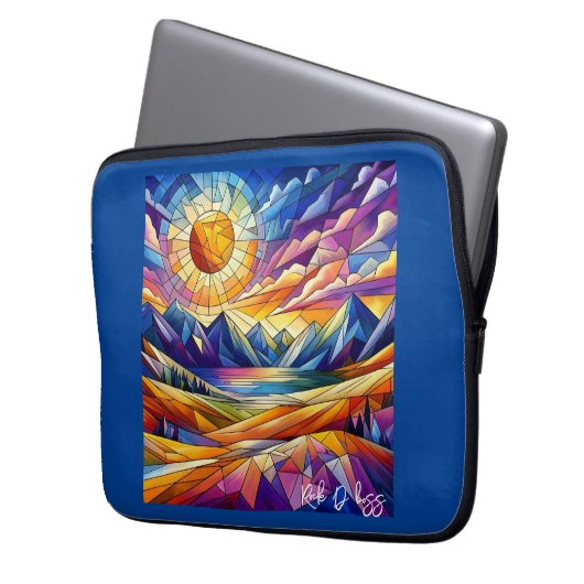 Fester Glasberg Laptopschutzhülle (Vorderseite Links)