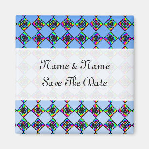 Fester Glaseffekt Muster. Magnet