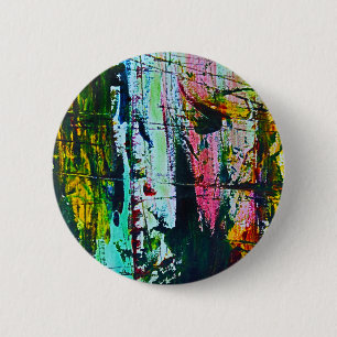 Fester Glasheffekt abstraktes Kunstbild Button