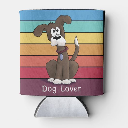 Fester Hund Lover Can Cooler Dosenkühler (Vorderseite)