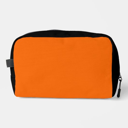 Fester Orangenbalg Waschbeutel (Vorderseite)