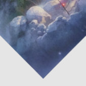 Fester Polar Bär Dekorieren Iglu Decoupage Seidenpapier (Ausschnitt)