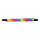 Fester Regenbogen-Streifen-Stift D Kugelschreiber (Vorderseite)