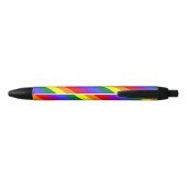 Fester Regenbogen-Streifen-Stift D Kugelschreiber (Rückseite)