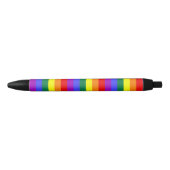 Fester Regenbogen-Streifen-Stift H Kugelschreiber (Vorderseite)