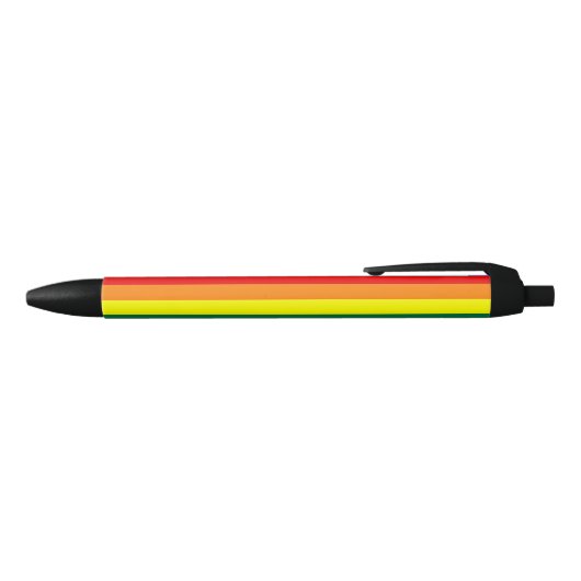 Fester Regenbogen-Streifen-Stift V Kugelschreiber (Oberseite)