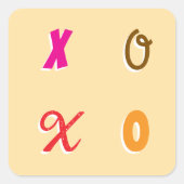 FESTER SCHRIFTART FALL Umschlag Aufkleber (Vorderseite)