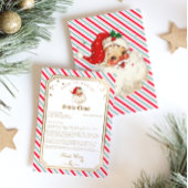 Fester Streifenbrief von der Santa Foil Card Folieneinladung